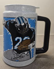 Vintage 1995 Carolina Panthers Plastic Travel Mug