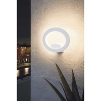 Eglo Led AußEnleuchte Wandlampe Emollio Weiß IP44 1 X 10W Warmweiß 3000K 230V