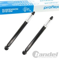2X Proflex Gasdruck StoßDÄMpfer Hinten Passend FüR Toyota Yaris | PX5-BA340