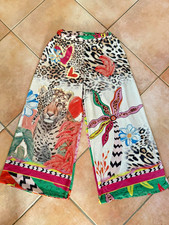 LaBass Schlaghose Viskose LUREX PRINT LEOPARD EDEL - 44 46 48 50 52 54 56