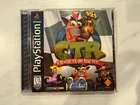Crash Team Racing PS1 Complete CIB Tested Working Clean Disc CTR PlayStation