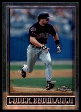 Chuck Knoblauch 1998 Topps Chrome #309 Twins MLB READ FREE SHIPPING AutographDen