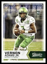 2016 Panini Classics Rookies Vernon Adams Jr. RC Oregon Ducks #284