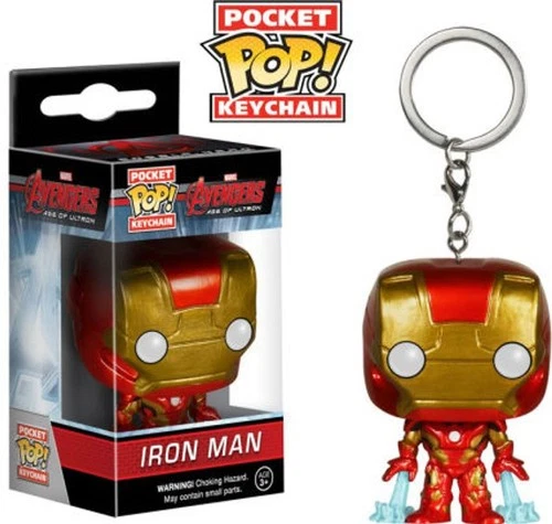 Funko Pocket POP Keychain Marvel Avengers Age of Ultron Iron Man Vinyl Figure