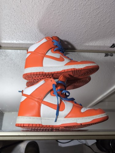 Size 9.5- Nike Dunk SP 2021 High Syracuse. F3 - Picture 4 of 8