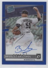 2020 Panini Donruss Optic Blue Prizm 71/75 Brusdar Graterol #RRS-BG Auto 00ab