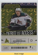2023-24 Credentials Debut Ticket Access Yellow Michael Kesselring #121 READ 1kx2