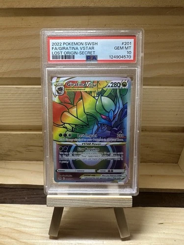 Pokemon Giratina VSTAR 201/196 PSA 10 Lost Origin Secret Rare Free Shipping