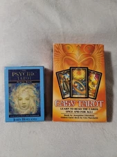 Easy Gilded Tarot Handbook Josephine Ellershaw & Psychic Tarot Oracle