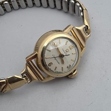 Vintage OMEGA Ladymatic watch S5268 14K Gold Filled swiss 1956 16