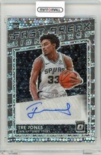 2020-21 Panini Donruss Optical Tre Jones Fast Break Signatures