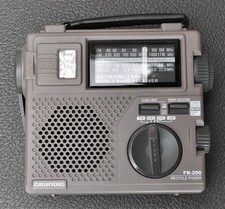 GRUNDIG FR200 MULTI PURPOSE RADIO AM/FM/NOAA/TV-VHS COMMERCIAL SURPLUS