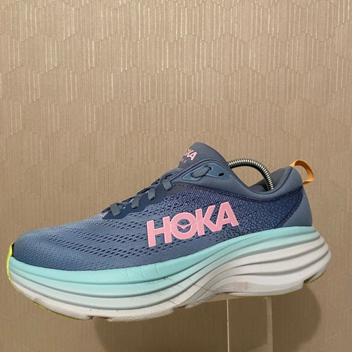 Sz 8 Wide- Hoka One One Bondi 8 Running Athletic Shoes Mesh Max Cushion Women's - Picture 5 of 15