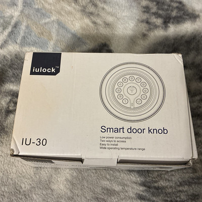IULOCK IU-30 Smart Door Knob W/ Key Pad Satin Nickel New Safety Security