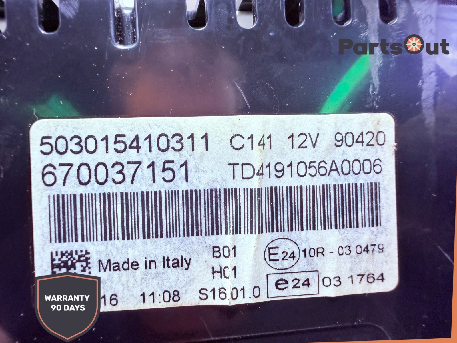 Maserati Ghibli 2014-2017 Instrument cluster