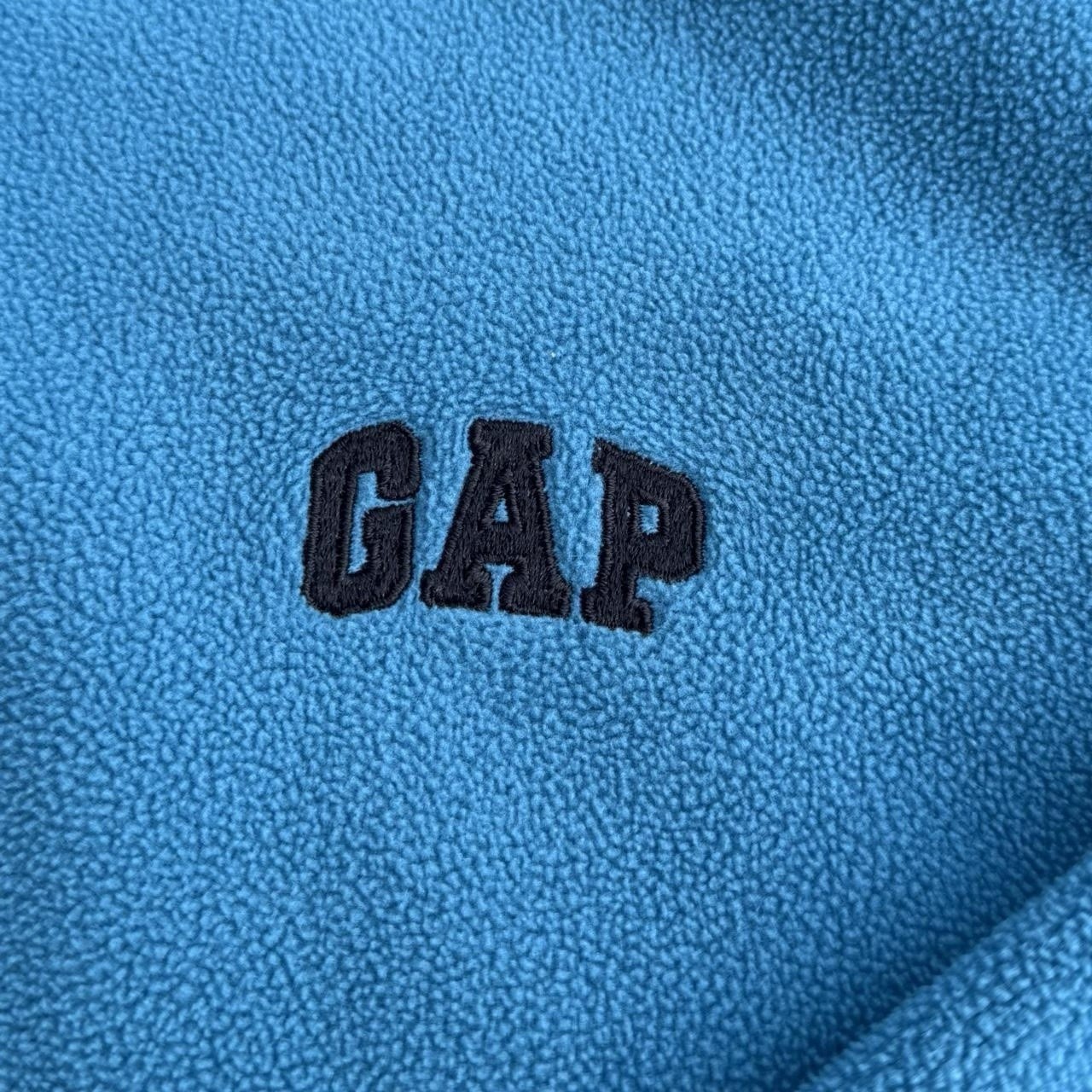 extra-extra-large blue gap quarter-zip sweatshirt - image 2