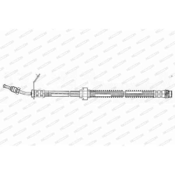 Bremsschlauch FüR Renault Master II Kasten 2.5 Dci Nissan Interstar Bus-image