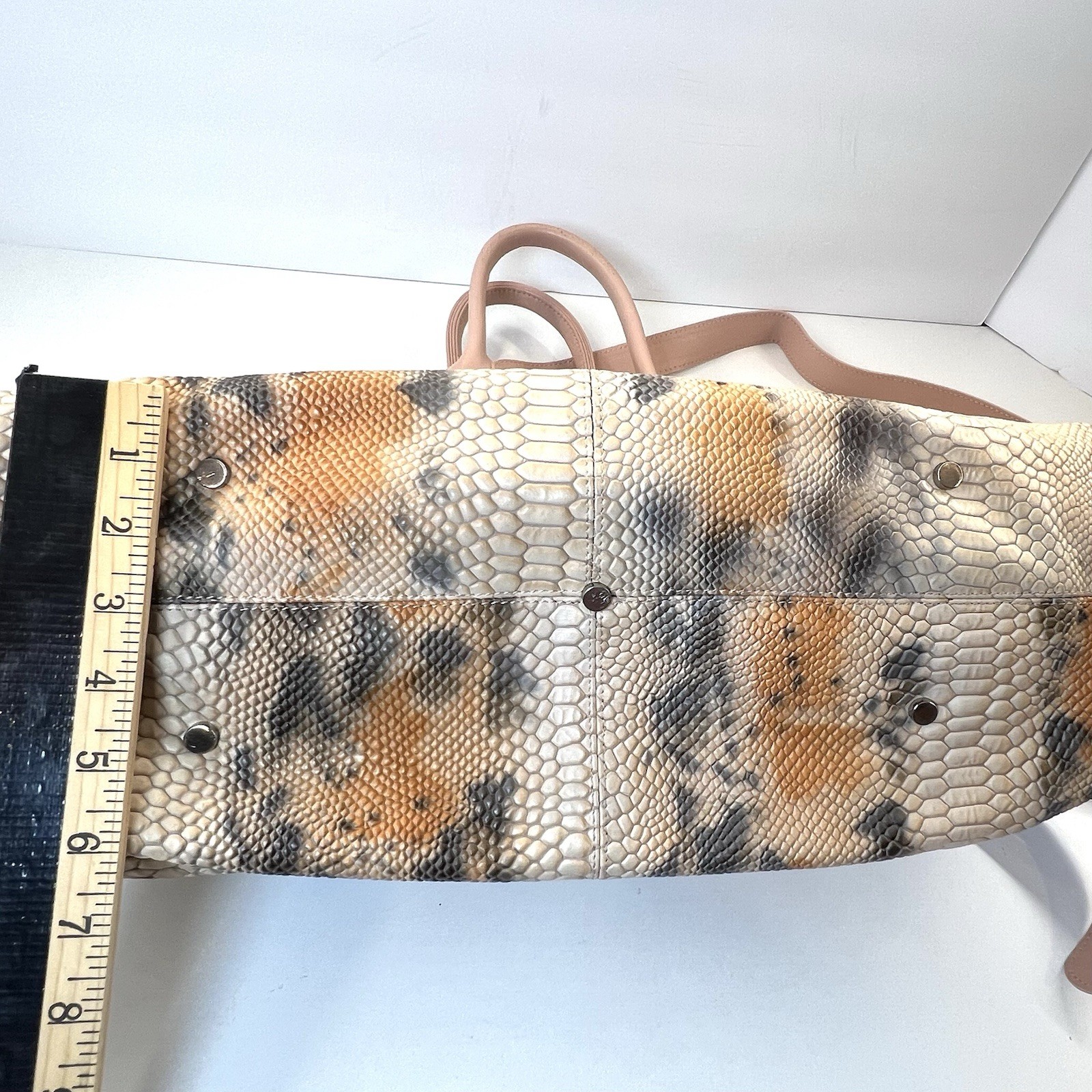 Vintage Barr + Barr Python Snake Print Leather Sh… - image 20