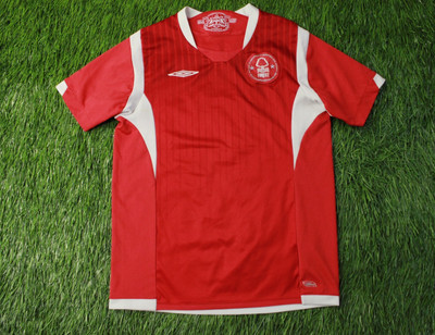 NOTTINGHAM FOREST 2009/2010 FOOTBALL SHIRT JERSEY HOME UMBRO ORIGINAL YOUNG L