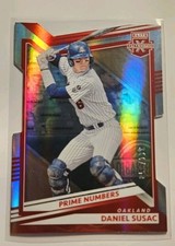 2022 Panini Elite Extra Edition - Daniel Susac #19 Prime Numbers A Die-Cut /118