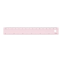 FüR Straight Ruler 6 Zoll(15Cm) Metrisch SAE Aluminium Lineal Mit Loch Hellrosa