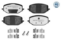 Meyle Bremsbelagsatz, Scheibenbremse 025 265 8819/PD FüR CitroËN DS Opel