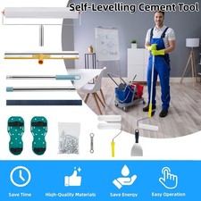 Cement Self Levelling Tool Kit Epoxy Floor Paint Tool With 160cm Extension Pole