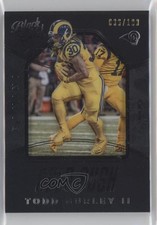 2016 Panini Black Gold Gold Rush White Gold 36/100 Todd Gurley II #RU2 1p5
