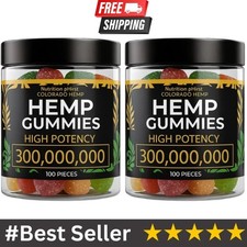 Herb Premium Gummies for Anxiety, Stress, Sleep, Health, and Wellness - 2 Pack
