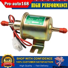 Universal 12V Electric Inline Fuel Pump For Lawn Mowers Small Engine Gas Diesel