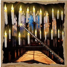 12PCS LED Schwebende Kerzen Fernbedienung Zauberstab Schwimmende Hängende Timer