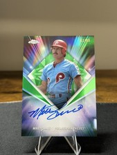 Mike Schmidt Chrome 2026 Diamond Green Refractor /99 Auto