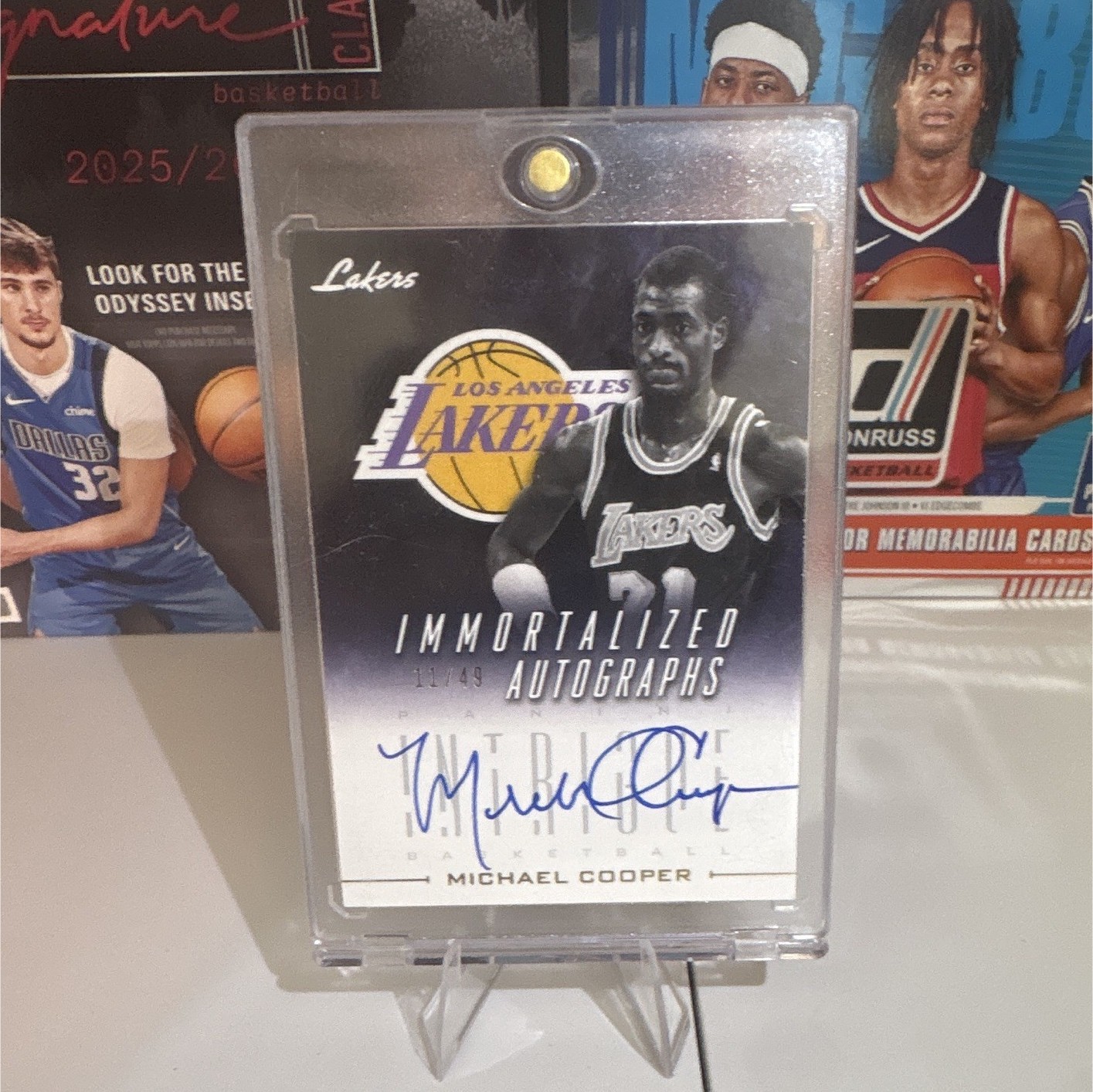 Panini 2014 Michael Cooper Lakers Immortalized Autographs Auto Insert #35