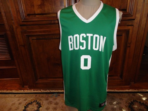 Green NBA Boston Celtics #0 Jayson Tatum NBA Screen Jersey Adult XL NICE - Picture 2 of 8