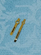 Set Of Factory NOS Bulova Accutron 214, 218, 219 Gilt W/ Black Fill Hr/Min Hands