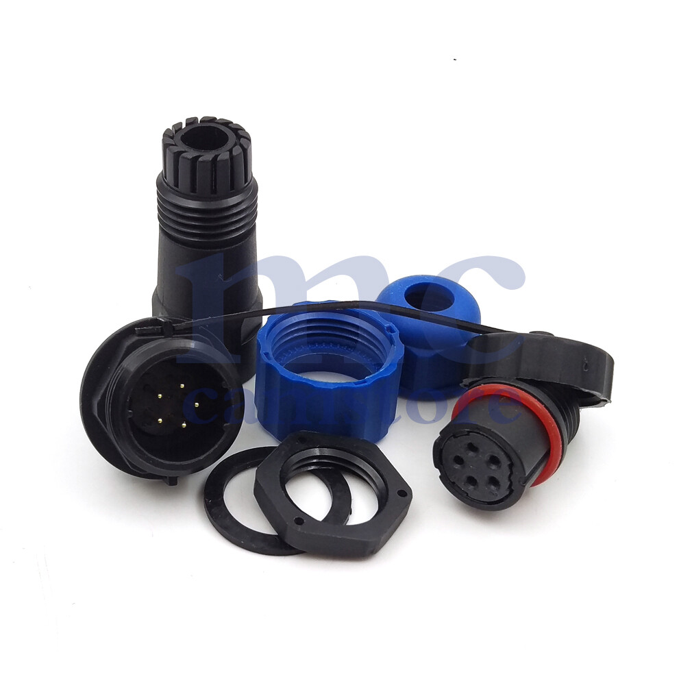 ZBLZGP Spina Impermeabile SD16 A 9 Poli Per Aeromobili, Presa A Corrente Tonda 5 A 250 V, Spina A Sgancio Rapido Per Dispositivo A LED Industriale All'aperto - Foto 13