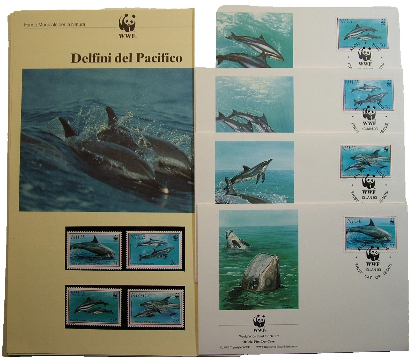 World Wildlife Fund (WWF) Sellos de Cubierta