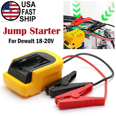 #ad #ad Emergency Jump Starter Jumper Adapter to Car Engine For DeWalt 18V 20V Battery $39.99
