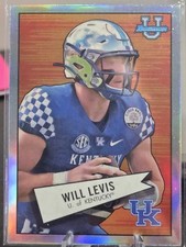 2022 Bowman University Chrome #52BF-7 Will Levis 1952 Bowman Titans Kentucky
