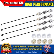 4X For Kenmore Amana Whirlpool W10780045 Washer Suspension Rod Spring Kit 25.5in