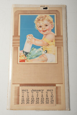 1925 Baby with Dolly Vintage Peel Away Calendar (E2R-23) Dolly's ...