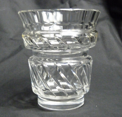 Val Saint Lambert Art Deco Glas Vase Charles Graffart