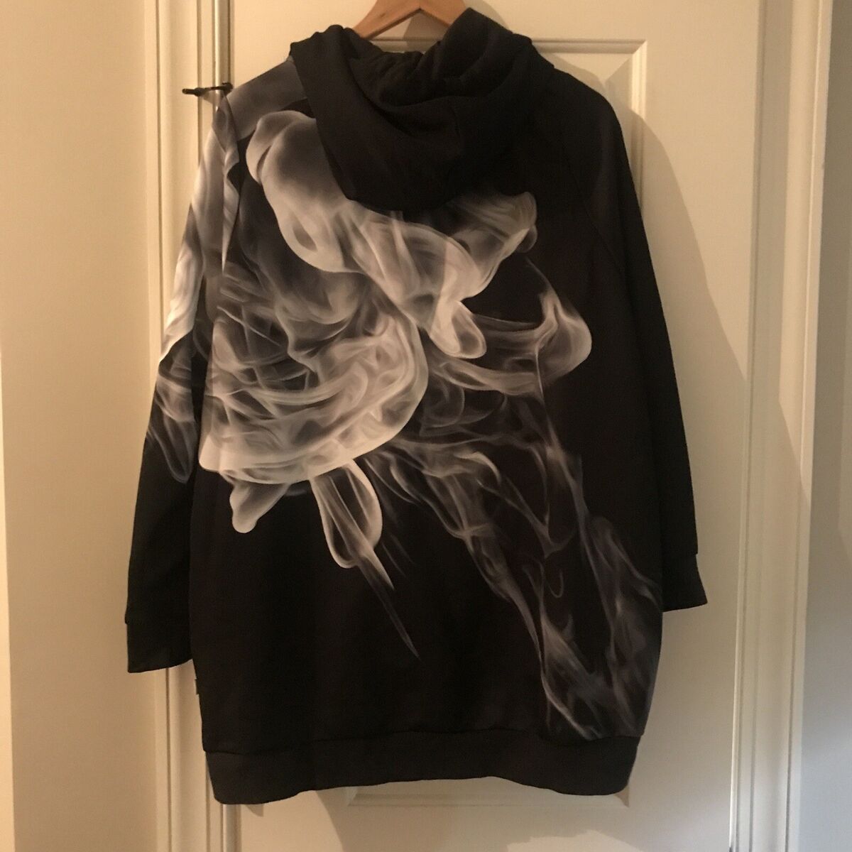 Adidas Originals x Rita Ora Smoke Hoodie Black Jacket Rare Adidas Originals x Rita Ora Smoke Hoodie Black Jacket Rare