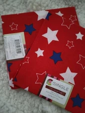 100% Cotton Fabric Single Fat Quarter-Stars X2