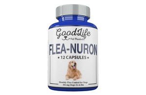 1-YEAR-SUPPLY-Monthly-Flea-Control-Dogs-21-45-Lbs-205-Mg-GoodLife-12-Capsules