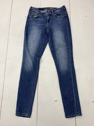Universal Thread Womens Mid Rise Skinny Blue Denim Jeans Size 4 - 第 1/7 張圖片