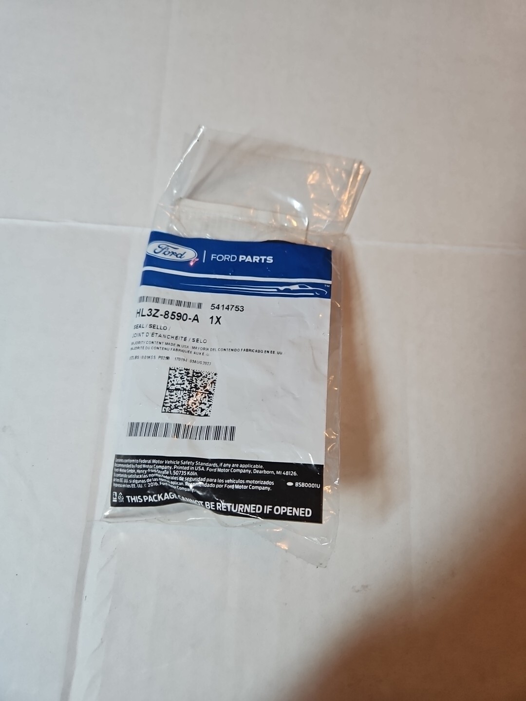 NEW OEM Ford Engine Coolant Outlet ORing Gasket HL3Z8590A eBay