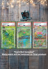 x3 Venusaur EX Bulbasaur Ivysaur Pokemon 151 PSA BGS CGC TAG Extended Artwork