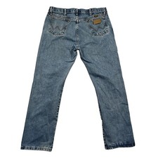 Vintage Wrangler Mens Cowboy Cut Jeans 1013MWZGK 36x32 Faded Distressed Western