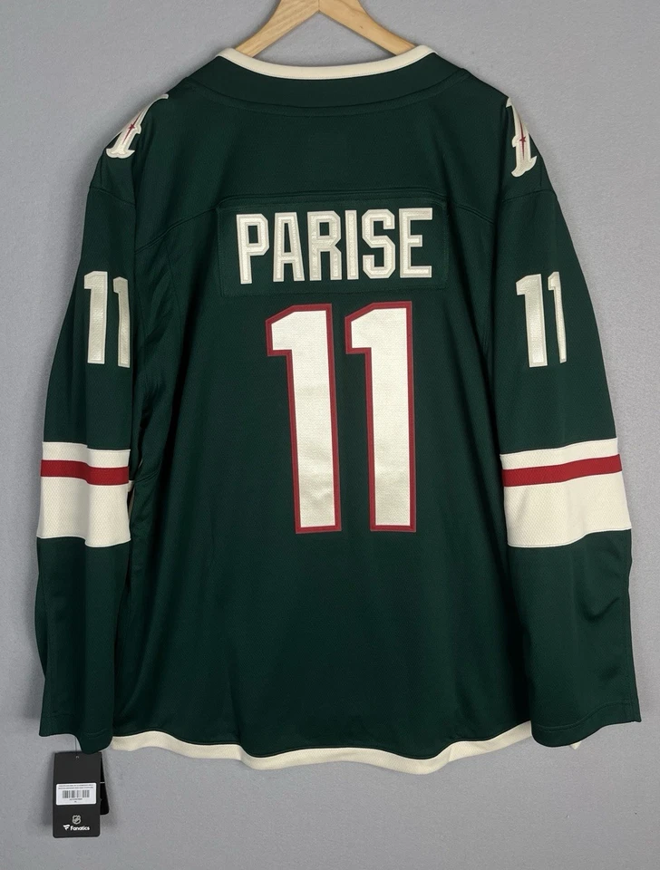NWT Fanatics Minnesota Wild Zach Parise #11 Breakaway Jersey NHL Size XL - Image 2 of 4